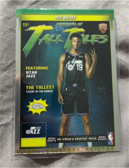 2025-26 Topps Chrome #TT-23 Ace Bailey Tall Tales Rookie — front