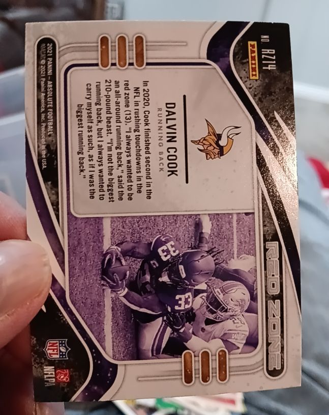 2021 Panini Absolute Football #R714 Dalvin Cook — front