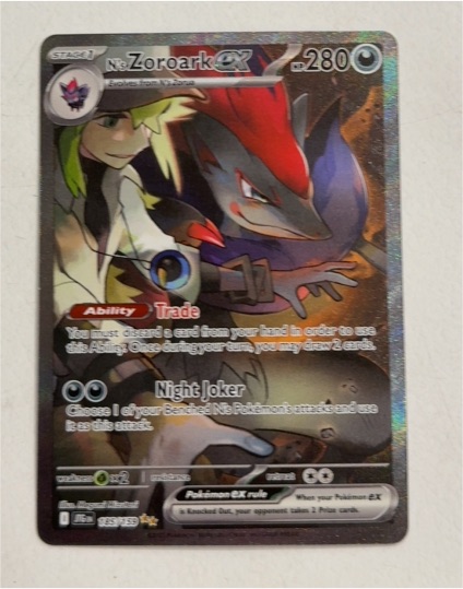 2019 Pokémon SV09: Journey Together #185 N's Zoroark — front
