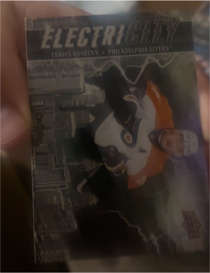 2024-25 Upper Deck Series 2 #EC-28 Travis Konecny Electricity — front