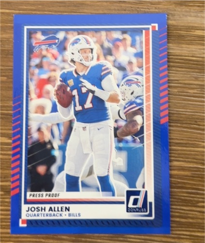2025 Panini Donruss #91 Josh Allen — front