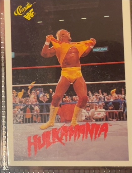 1990 Classic WWF #90 Hulk Hogan — front