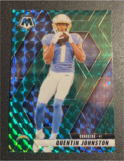 2025 Panini Mosaic #43 Quentin Johnston — front