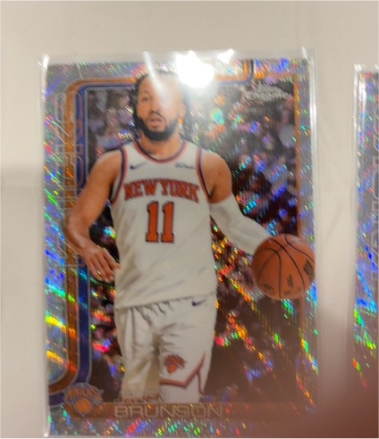 2025-26 Topps Chrome #101 Jalen Brunson — front