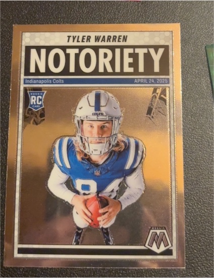 2025 Panini Mosaic #25 Tyler Warren — front