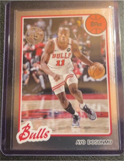 2025-26 Topps #80BK-21 Ayo Dosunmu Chicago Bulls — front