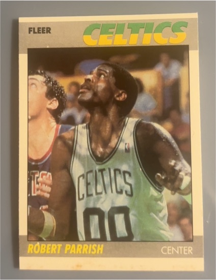 1987 Fleer #81 Robert Parish — front