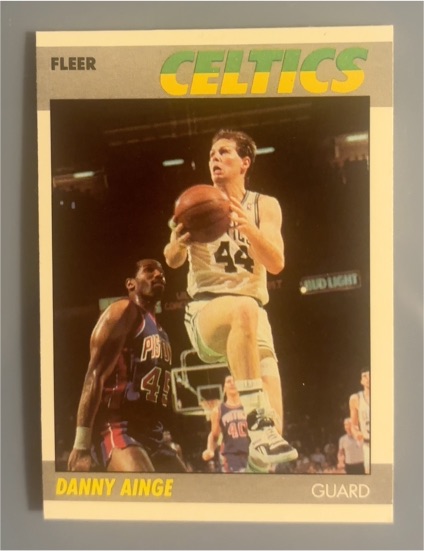1987 Fleer #4 Danny Ainge — front