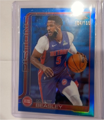 2025-26 Topps Chrome #36 Malik Beasley — front