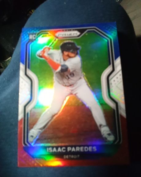 2021 Panini Prizm #43 Isaac Paredes — front