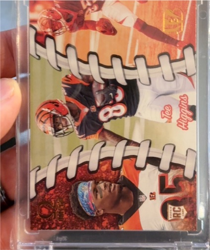 2020 Panini Chronicles #O-20 Tee Higgins Omega — front