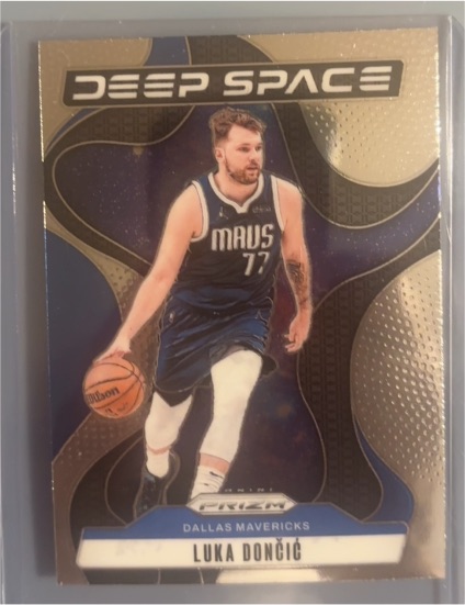 2024-25 Panini Prizm #4 Luka Dončić Deep Space — front