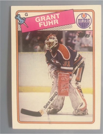 1988-89 Topps #59 Grant Fuhr — front