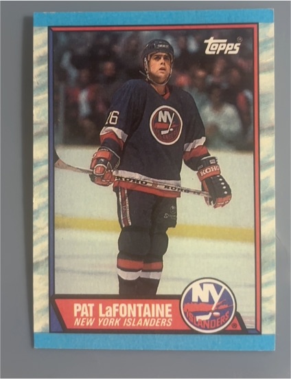 1989-90 Topps #60 Pat LaFontaine — front