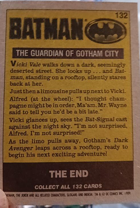 1989 Batman The Guardian of Gotham City #132 — front