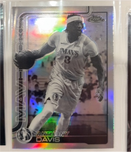 2025-26 Topps Chrome #96 Anthony Davis — front