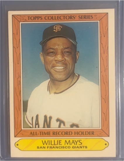 1985 Topps Woolworth All-Time Record Holders #26 Willie Mays — front