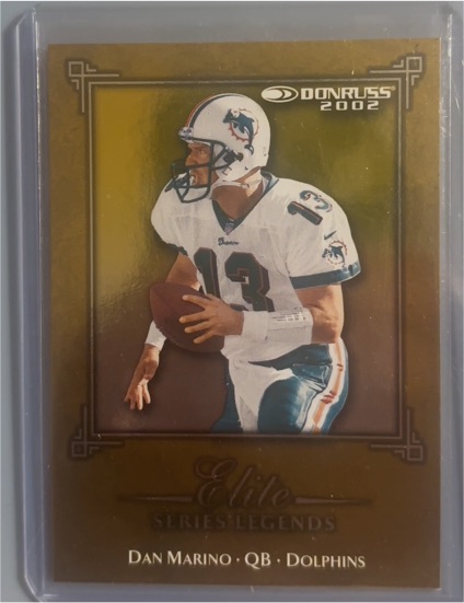 2002 Donruss Elite Series Legends #ES-13 Dan Marino — front