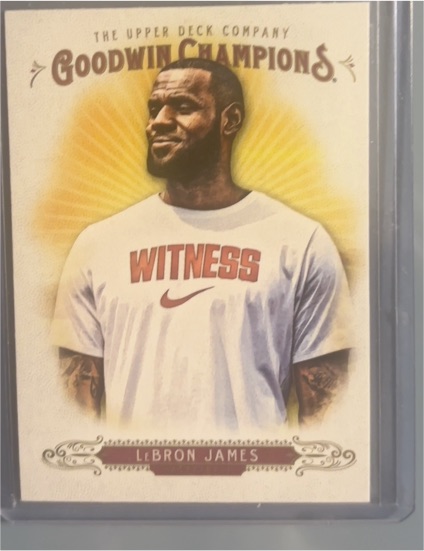 2018 Upper Deck Goodwin Champions #50 LeBron James — front