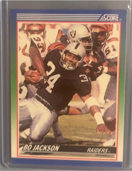 1990 Score #10 Bo Jackson — front