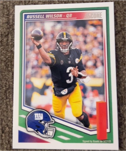 2025 Panini Score #30 Russell Wilson — front