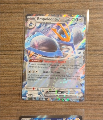2025 Pokemon Phantasmal Flames #070/094 Empoleon ex — front