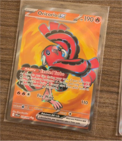 Pokémon TCG Oricorio ex 110/094 Phantasmal Flames — front
