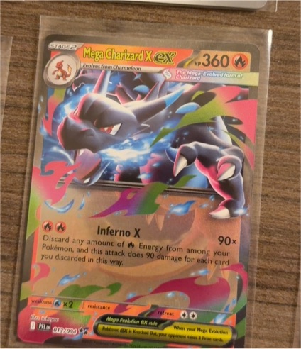 2014 Pokémon Mega Charizard X EX #013 — front