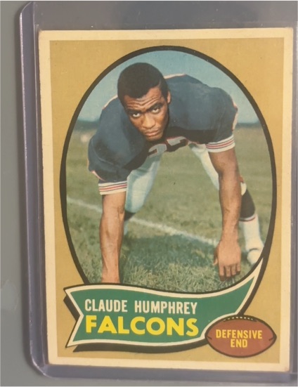 1970 Topps #156 Claude Humphrey — front