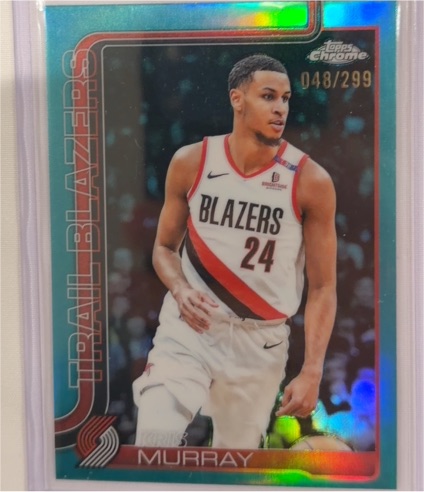 2025-26 Topps Chrome #217 Kris Murray — front