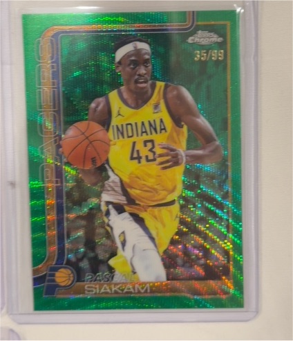 2025-26 Topps Chrome #1 Pascal Siakam — front