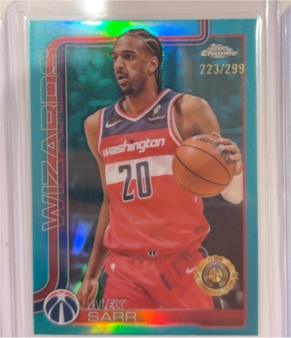 2025 Topps Chrome #223 Alex Sarr — front