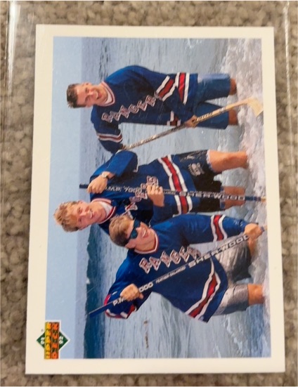 1991-92 Upper Deck #440 Doug Weight / Steven Rice / Tony Amonte — front