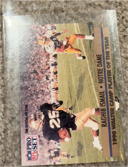 1991 Pro Set #36 Raghib Ismail Notre Dame Fighting Irish — front