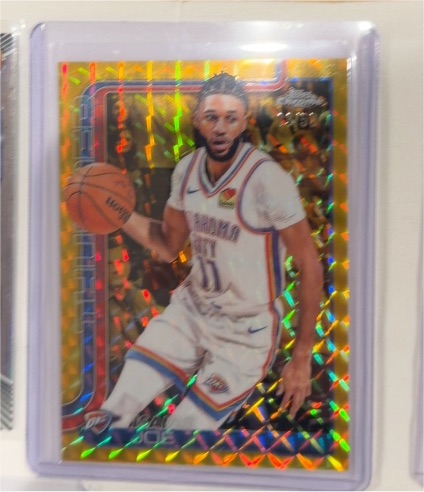 2025-26 Topps Chrome #121 Isaiah Joe — front