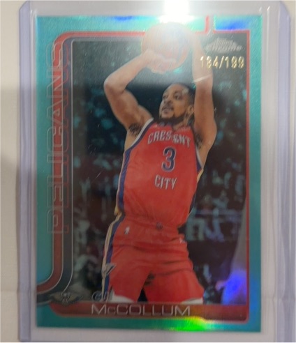 2025-26 Topps Chrome #136 CJ McCollum — front