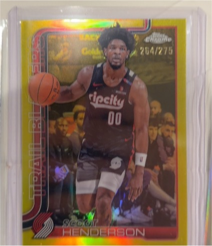 2025-26 Topps Chrome #166 Scoot Henderson — front