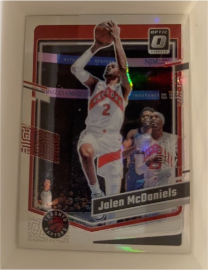 2023-24 Panini Donruss Optic #79 Jalen McDaniels — front