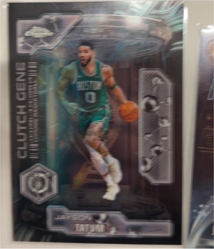 2025-26 Topps Chrome Clutch Gene #CG-3 Jayson Tatum — front