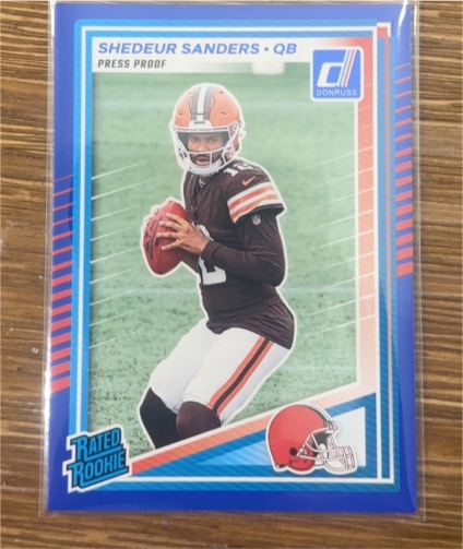2025 Panini Donruss #306 Shedeur Sanders — front