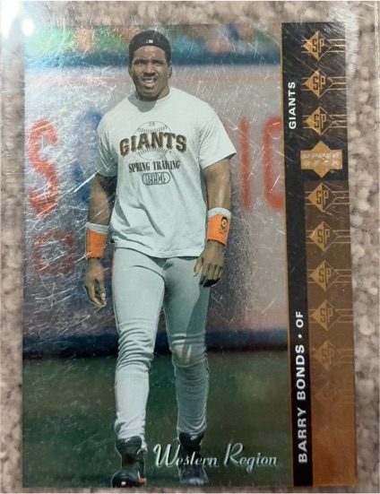 1994 Upper Deck SP Western Region #WR1 Barry Bonds — front