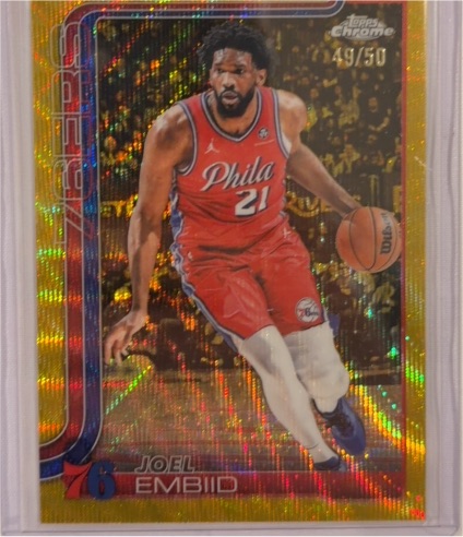 2025-26 Topps Chrome #149 Joel Embiid — front