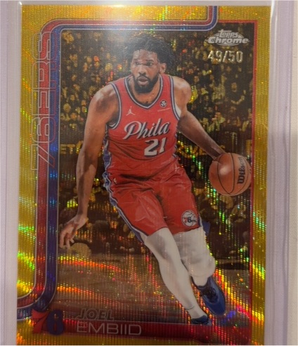 2025-26 Topps Chrome #149 Joel Embiid — front
