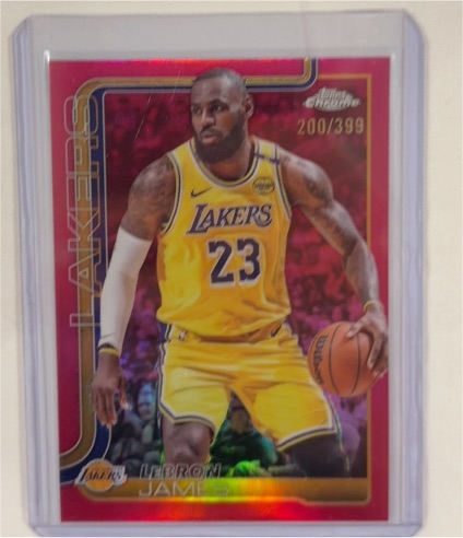 2025-26 Topps Chrome #127 LeBron James — front