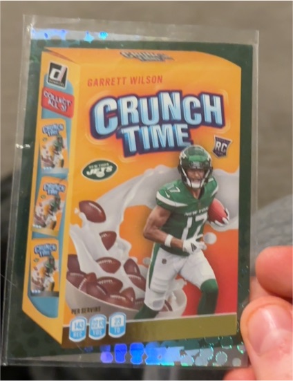 2022 Donruss Crunch Time #CT-15 Garrett Wilson — front