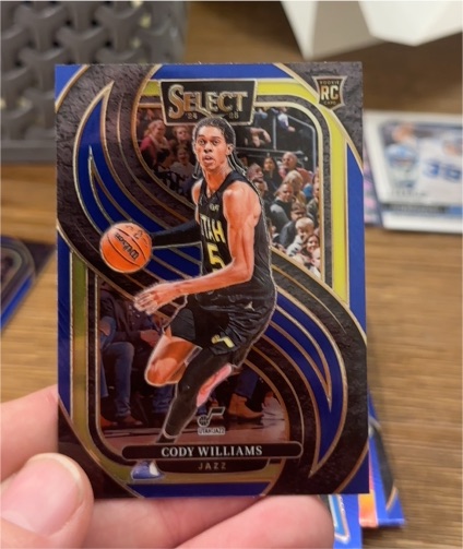 2024-25 Panini Select Premier Level #172 Cody Williams — front