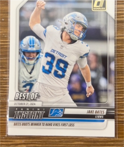 2025 Donruss Best of Instant #INS-JBS Jake Bates — front