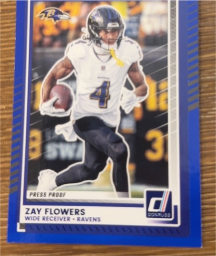2025 Panini Donruss #165 Zay Flowers — front
