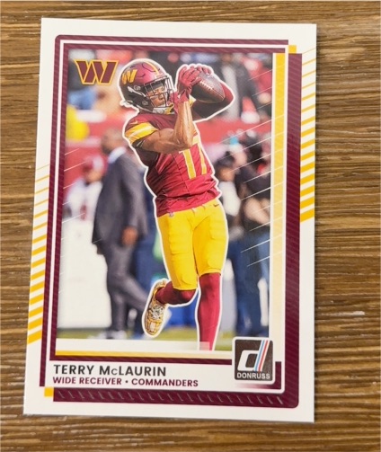 2025 Donruss #144 Terry McLaurin — front