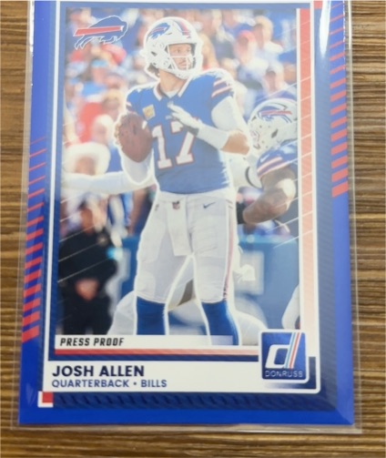 2025 Panini Donruss #91 Josh Allen — front